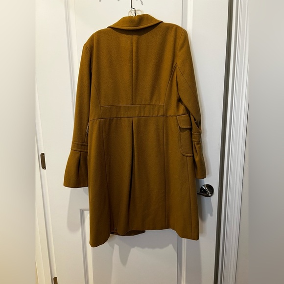 Old Navy Women’s Tan Peacoat Size Large - Picture 2 of 10